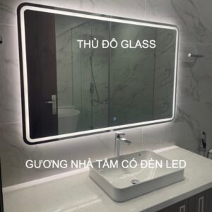 Gương nhà tắm có đèn led treo tường Hà Nội